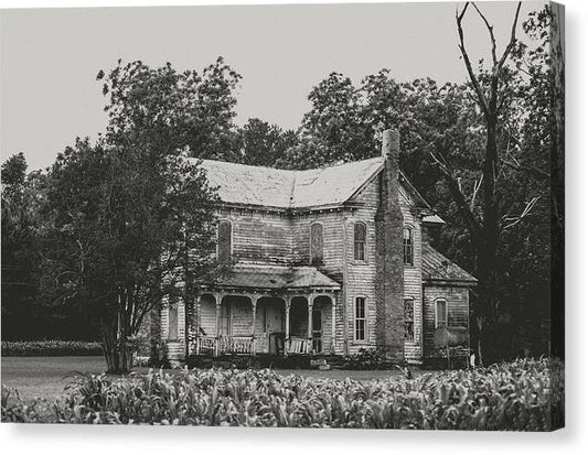 Abandoned Farmhouse - Canvas Print